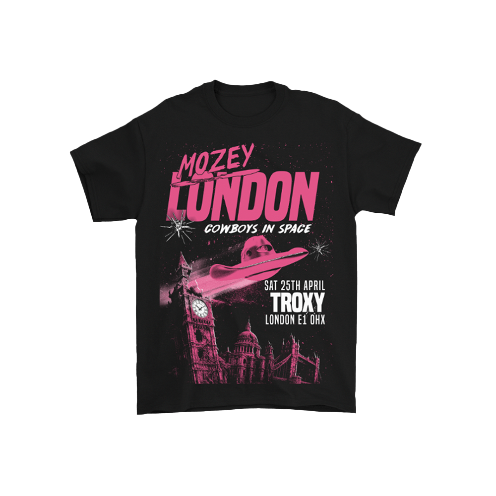 Cowboys In Space Troxy T-Shirt - Black
